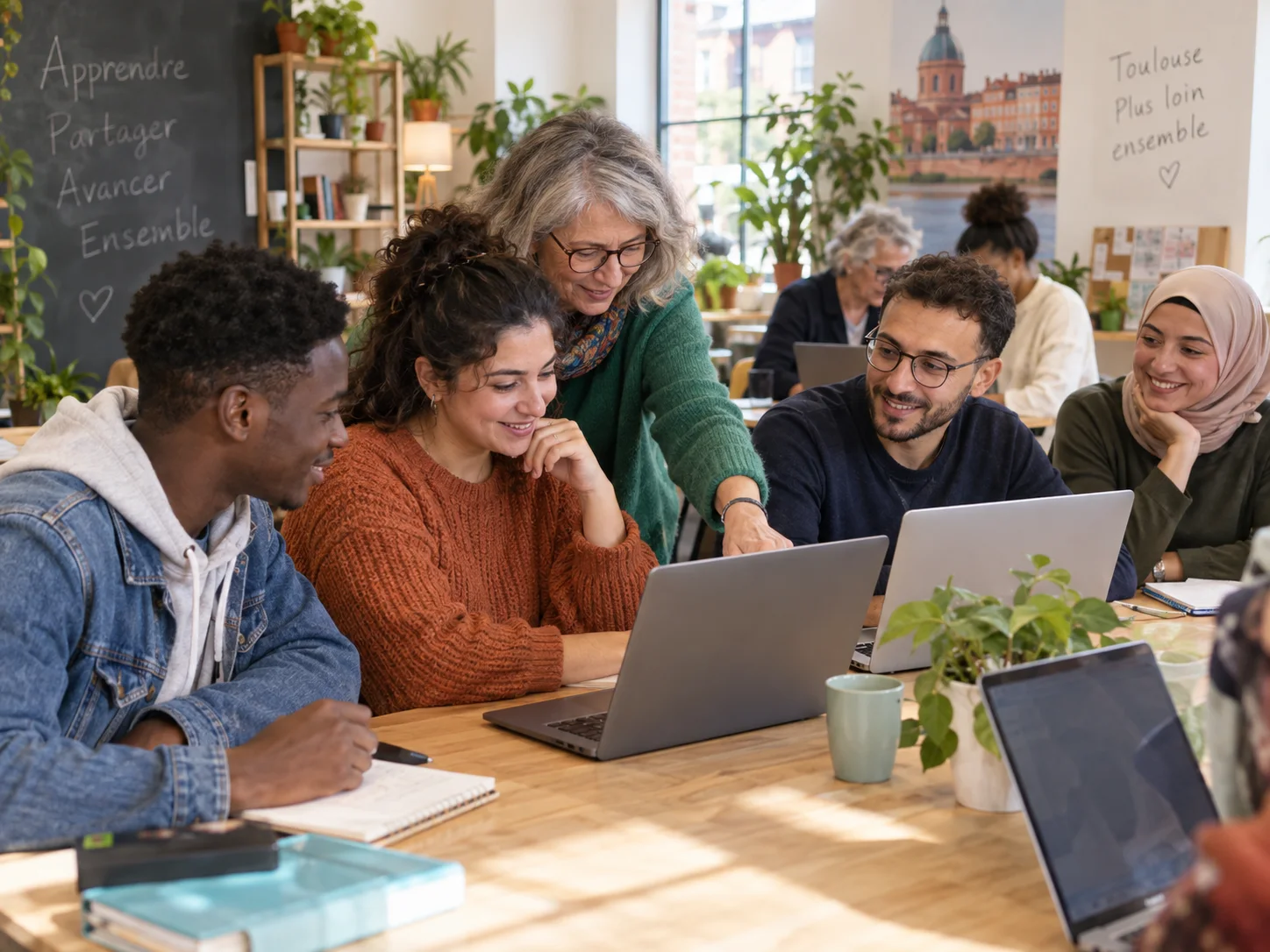 Atelier numérique inclusif organisé à Toulouse